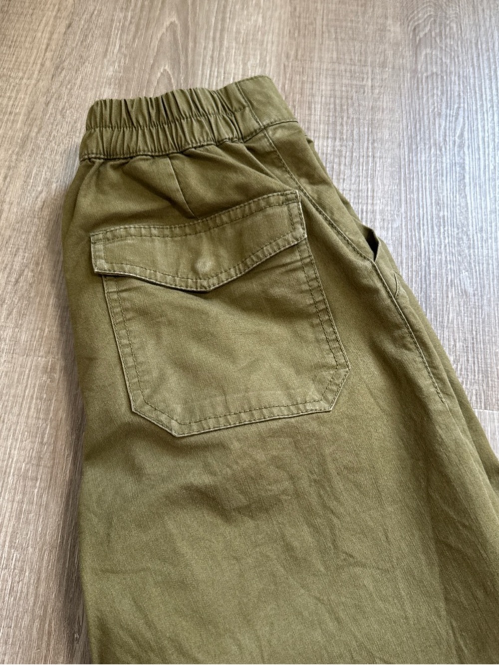 Pact Organic Cotton Olive Green Chino Style French Work Surplus Pants Size XS - Picture 5 of 12